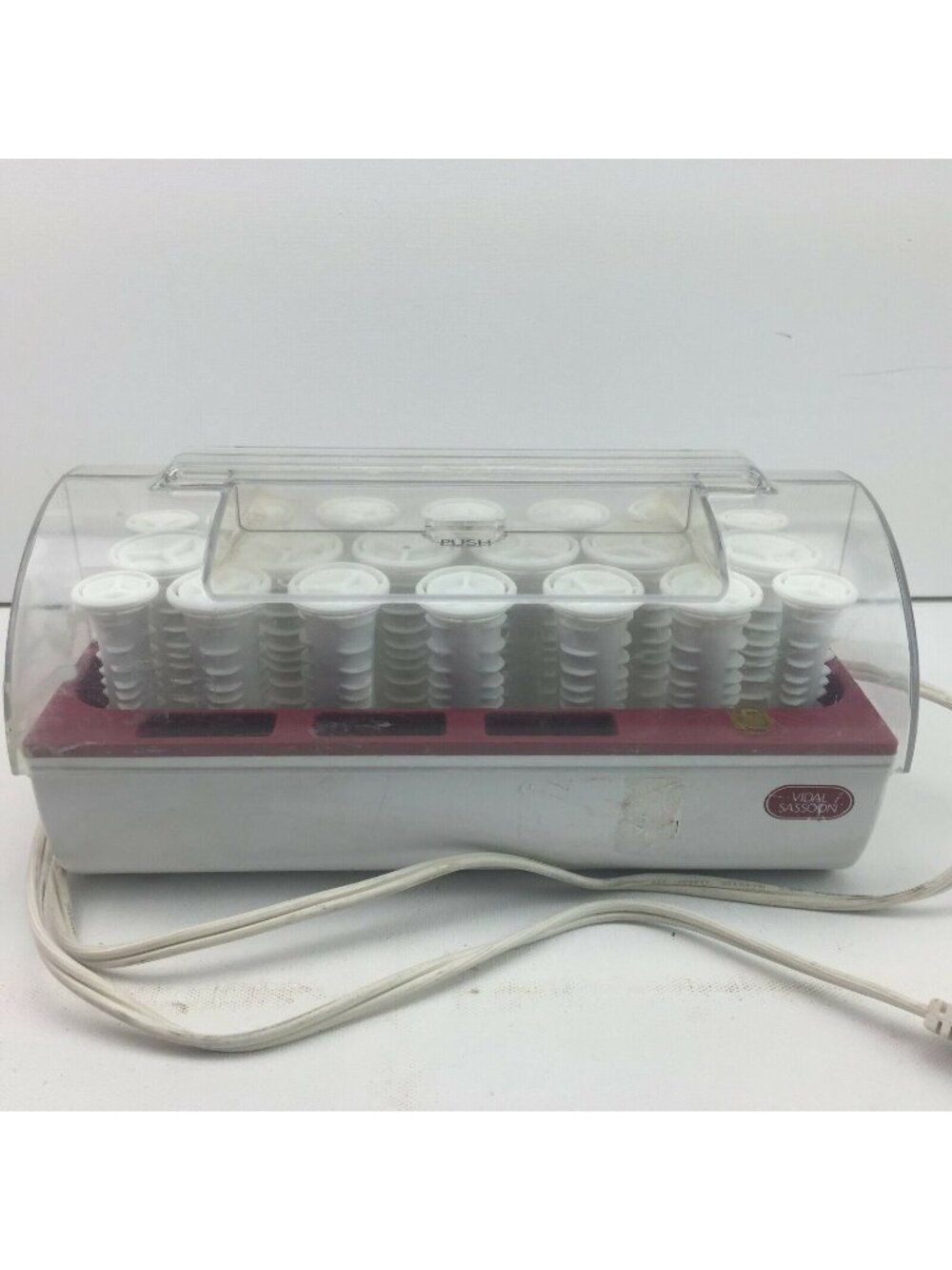 Vidal Sassoon White Hot Electric Hair Curlers Rollers Set VS321 Hairsetter 300W